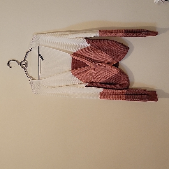 Fashion Nova Just A Little Twisted Sweater - Blush - Picture 3 of 8